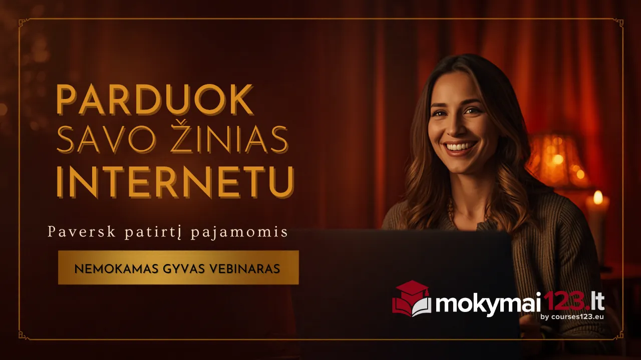 Kaip uždirbti iš savo žinių, parduodant jas internetu
